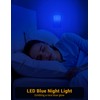 JandCase Blue Night Light, Blue Nightlight[2 Pack],0.3 Watt LED Night