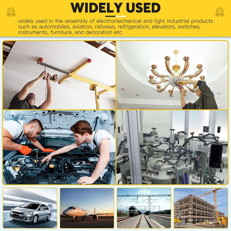 Mardatt Metric Hex Rivet Nut Assortment Kit Carbon Steel Hex