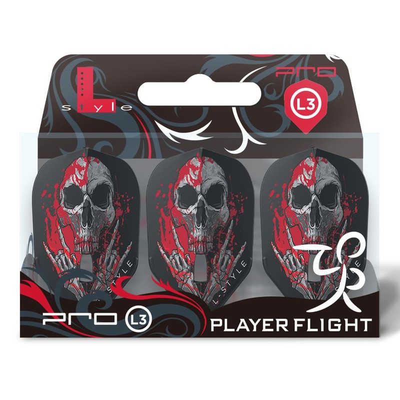 L-Style Pro L3 Ryan Searle V3 Black Dart Flights