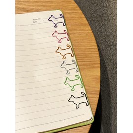 Cute Paper Clips, 60 PCS Shiba Inu Dog Shaped Paper Clips Animal Bookmarks Clips, Assorted Colors, Fun Office Gifts for Women Men Coworkers Teachers Students Girls Boys Shiba Inu Lovers