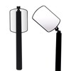Miuffue Flexible Large Square Lash Mirror, 260°Rotation Folding Portable Eye