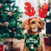 STMK 2 Pack Christmas Dog Bandanas, Holiday Dog Christmas Bandanas
