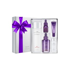 MISSHA Time Revolution Gift Set The First Essence 5X & Night Repair Ampoule 5X for Radiant, Korean Skin Care, Glass Skin