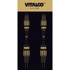 RCA to 6.3 mm Jack Cable 1 m VITALCO 2
