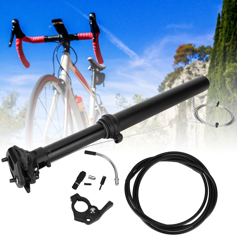 7075 Aluminium Alloy Black Road Bicycle Wire Control Oil Pressure