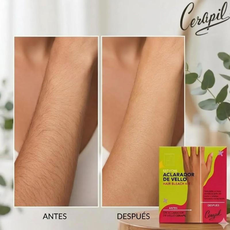 Cerapil Estuche aclarador de vello hair bleach