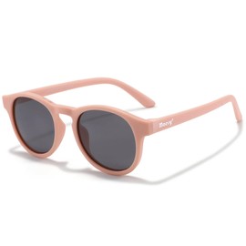 Maesy Faela Children's Sunglasses for 3-6 Years - UV400 Polarised Protection - Flexible and Flexible Frame - Safe and Comfortable Children's Sunglasses for Toddlers and Three Cheese Highs, pink