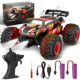 Fivejoy RC Car Remote Control Cars 20+KM/H, 2.4Ghz 2WD RTR Electric All Terrain Off-Road Race, RC Truck Car for 3 Year Olds Boys, Toy Cars Gifts for 3 4 5 6 7 Year Old Kids Boys