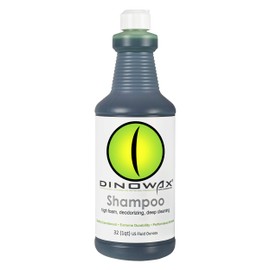 Dinowax Shampoo | High Foam Carpet Shampoo | Concentrate Cleaner with Odor Eliminating Power | Professional-Grade (32 Oz)