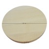 Solid Wood Kitchen Chopping Board Circular 20cm