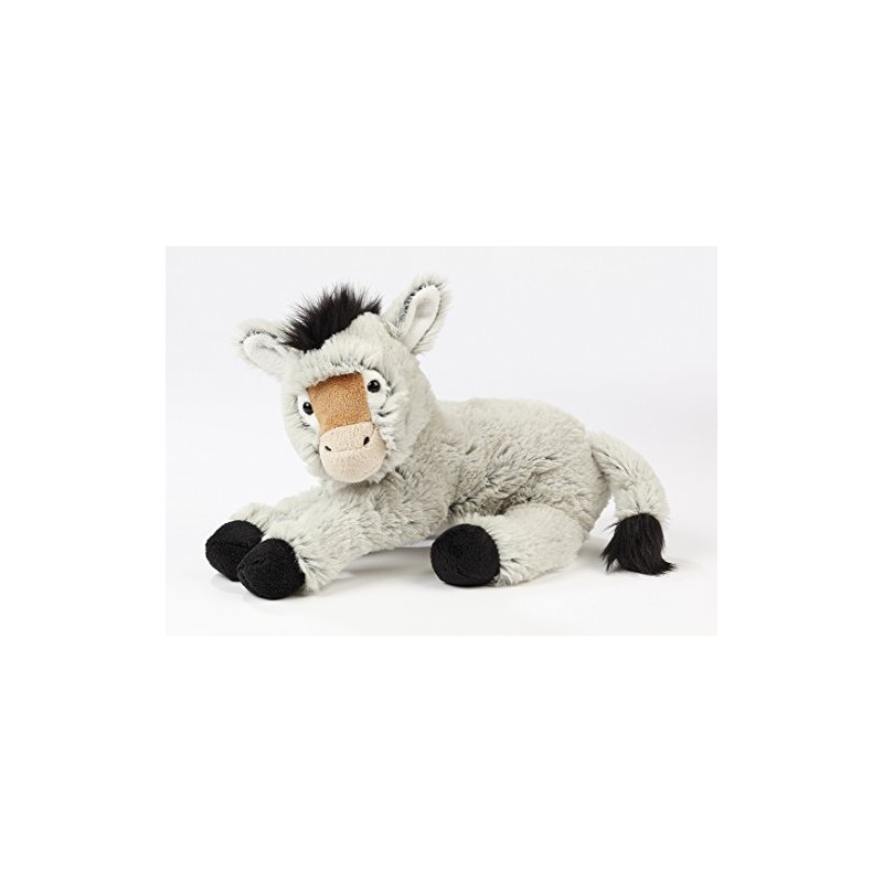 Esel grau-meliert-weiß 24 cm