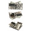 Belkut Diamond Python Snake Leather Bifold Wallet, Short Wallet, Python