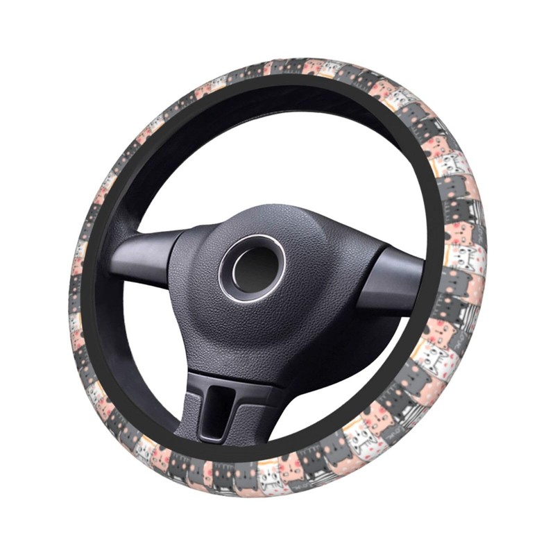 Cat Steering Wheel Cover Auto Steering Wheel Protector 15 inch