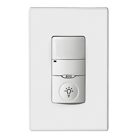 Cooper Controls ONW-P-1001-MV-W NeoSwitch PIR Single Level 120/277V Wall Switch Sensor, White