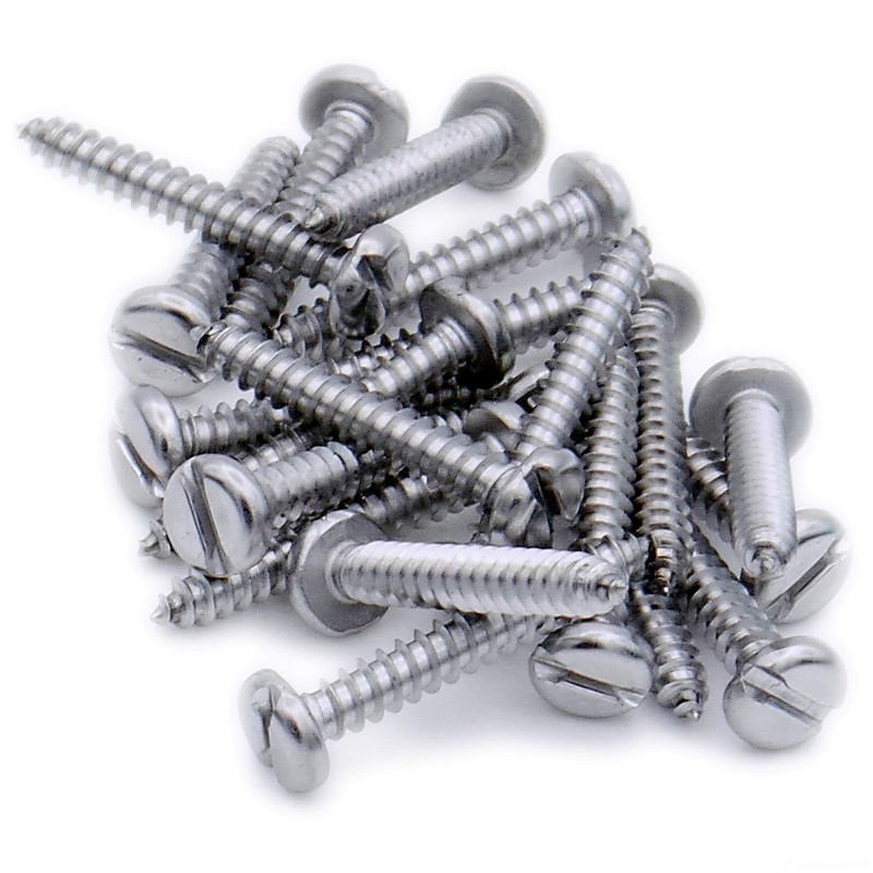 No.8 x 0.625 (4.2mm x 16mm) Slot Pan Self-Tapping Screw