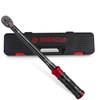 SUERCUP 3/8-inch Drive Torque Wrench - 10-110 ft.lb/13.6-149.2Nm, Dual-Direction Adjustable