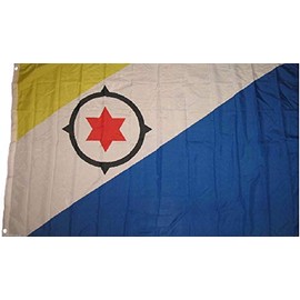 3x5 Bonaire/Netherlands Antilles Rough Tex Knitted Flag 3'x5' Brass Grommets