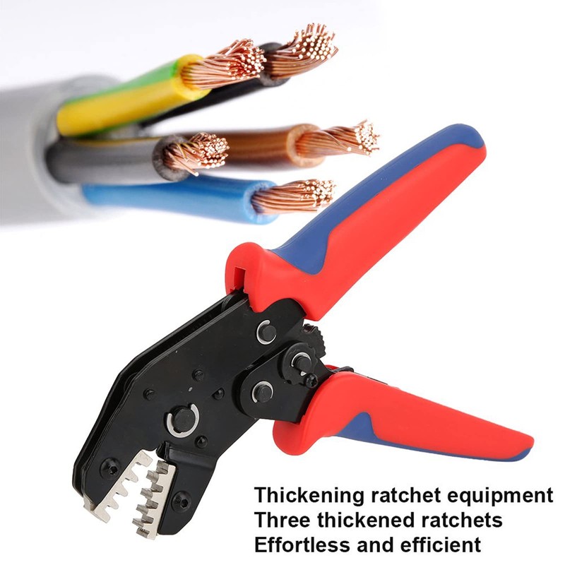 AONNOUS SNA-48B Ratchet Crimping Tool Insulation Electrical Terminal Crimper Plier