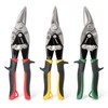 HURRICANE 3 pc Aviation Tin Snips Set, 10 inch Metal