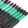 10Pcs Magnetic Screwdriver Bit Set Cross Star Non Slip High