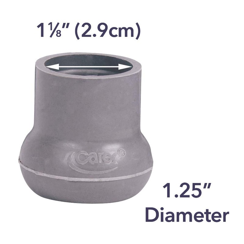 Carex Walker and Bath Bench Tips, 0.32 Pound, 1.12 Inch,