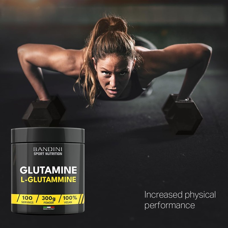 Bandini® Pure L-Glutamine Powder, High Strength & Flavourless, Essential Amino