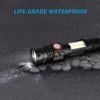 iToncs LED Rechargeable, Super Bright Magnetic Flashlight with COB Work