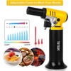 TBTeek Butane Torch with Fuel Gauge T907, One-hand Operation Kitchen