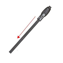 Treasure Garden 36 Inch Bottom Pole (Replacement) for 11-Foot Model 8120 Auto-Tilt Umbrella (Bronze)