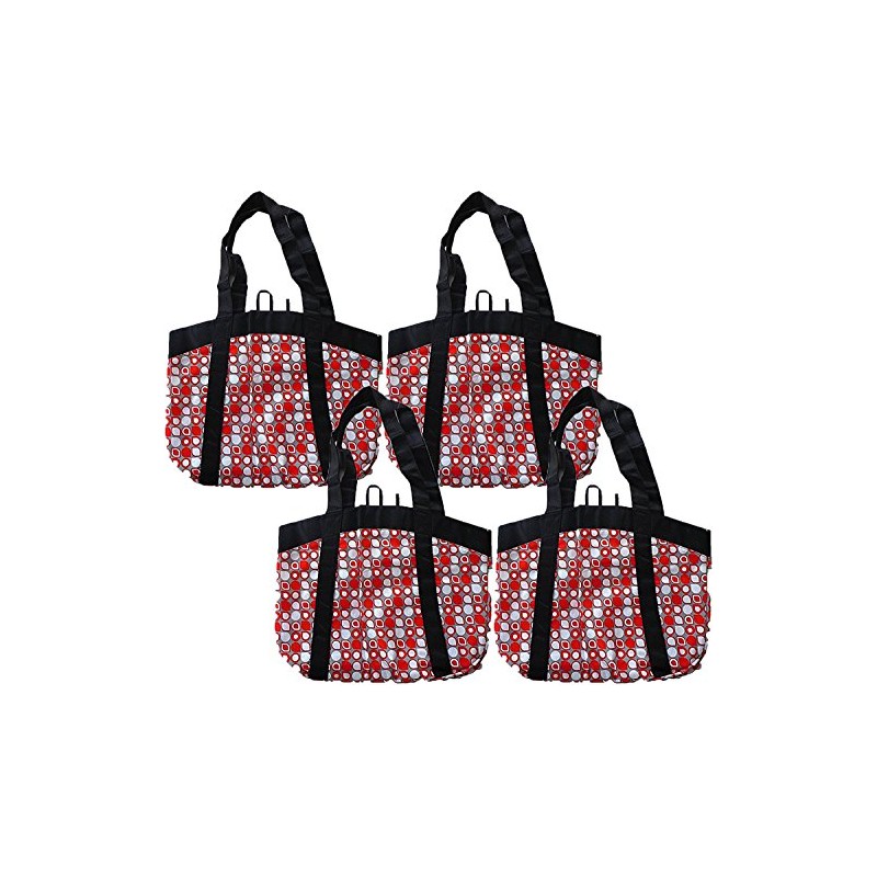 Planet E Reusable Large Stylish Fashion Grocery Shopping Bags (4