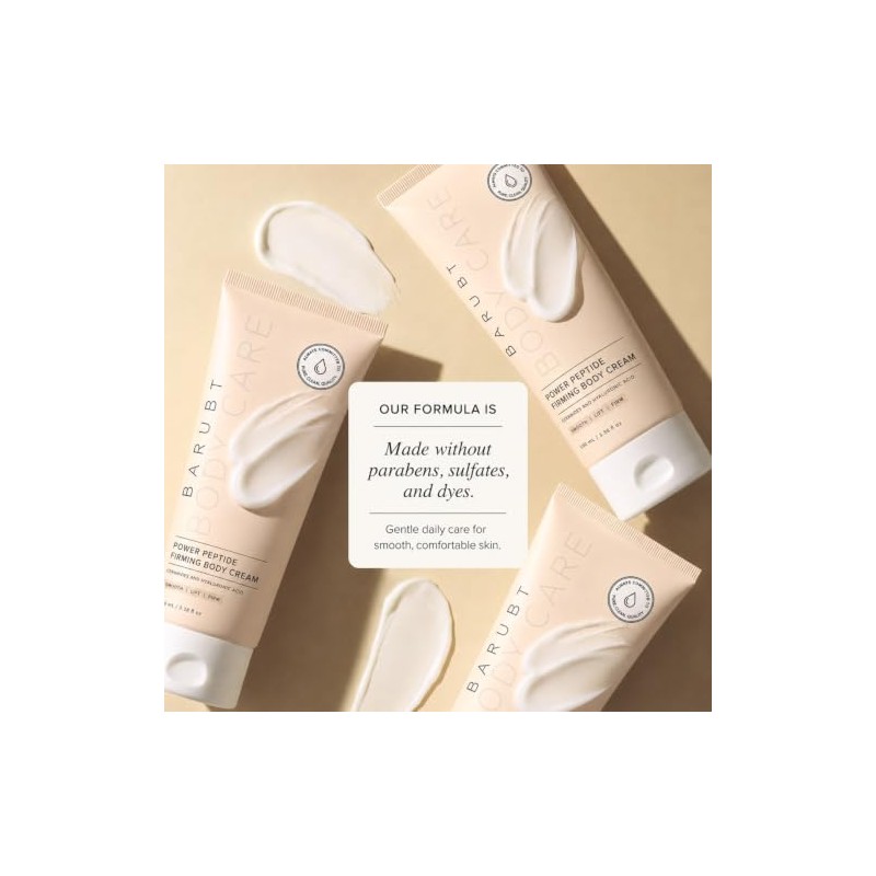 firming peptide body lotion, containing niacinamide ， smooths fine lines,