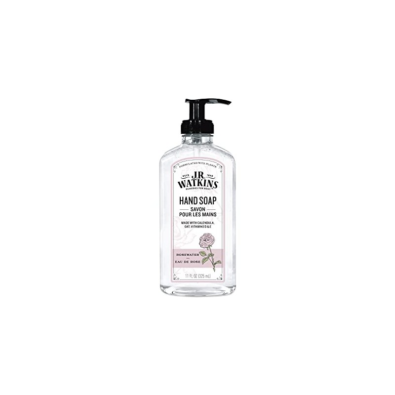 J.R. Watkins Liquid Rosewater Hand Soap 325 mL