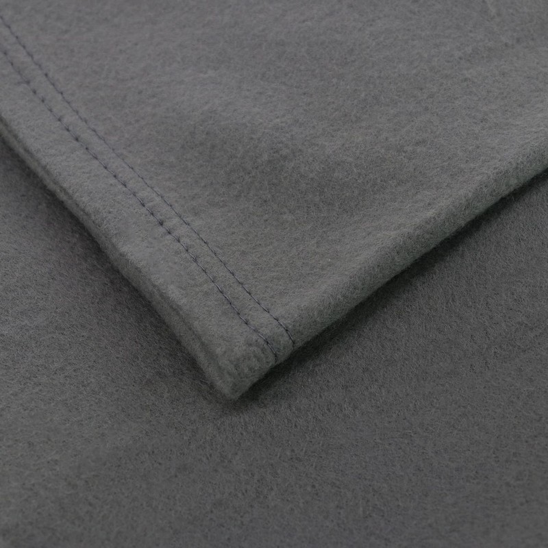Euromat Polar Fleece Blanket, Cuddly Blanket, Sofa Blanket with Stitched