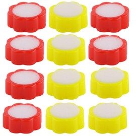 Tofficu 12pcs Fingertip Moistener, Desktop Sponge Finger Wet Moistener, Non-Slip Fingertips Tool for Sorting Paper Office to Grip Bills Document Counting Collating Sorting