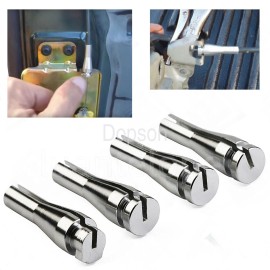 Unbranded For Ford F Series Ext. Cab Rear Door Latch Cable Repair F150 F250 F350 4pcs Kit