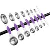 Spring Chef Magnetic Measuring Spoons Set, Dual Sided, Stainless Steel,