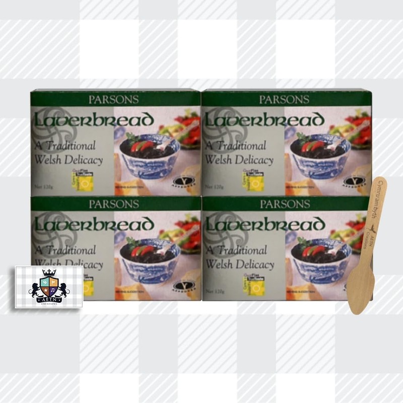 AETN Creations Parsons Laverbread Bundle Pack Consist of 4x120g Plus