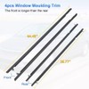 Dxuekeo Weather Stripping Window Molding Trim Seal Compatible with Honda