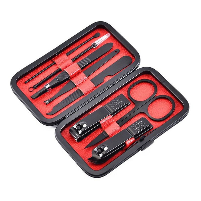 모카로아03 8-Piece Nail Care Set with Nail File