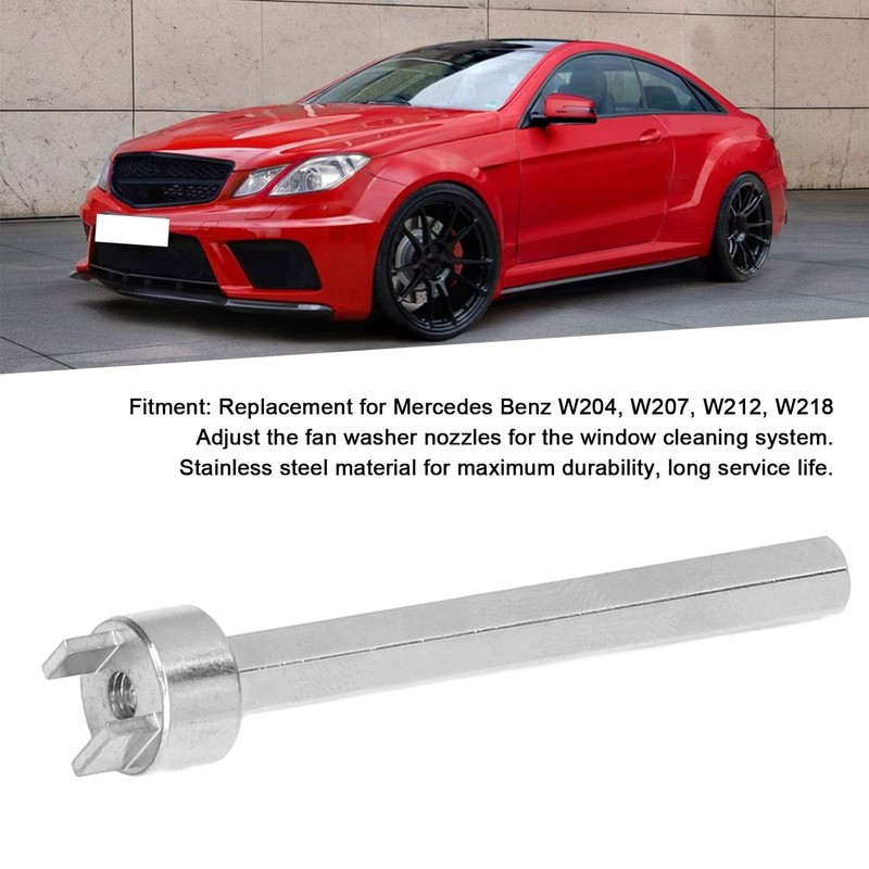 Akozon 4 mm/6 mm Slots Windscreen Washer Nozzle Adjustment Tool