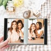 Miaikoe Small Photo Album 6x4 50 Pockets 2 Packs, Slip