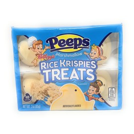 Peeps, Marshmallow Flavored Rice Krispies Treat, 10 Count