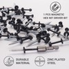 SKIR'CO (50 pcs) Painted Roofing Screws 4.8 x 60 mm,