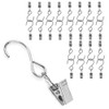 DIWUJI 25 PCS Metal Hanging Clips Hook, Clamp Hanger for
