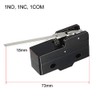 uxcell Z-15GW-B 1NO + 1NC Long Hinge Lever Type Miniature