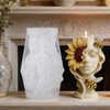 Sunflower Bee Maiden Candle Mold, Floral Silicone Mold for Resin