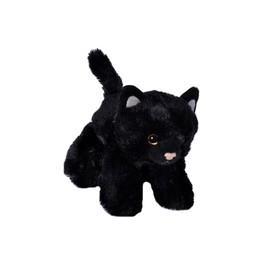 Wild Republic Black Cat Plush, Stuffed Animal, Plush Toy, Gifts for Kids, Hug’Ems 7"