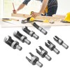 8Pcs Wood Plug Drill Bit Cutter Carbon Steel Industrial Barrel