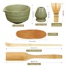 Taefuhnn 6 Pcs Matcha Whisk Set Making Kit with Bamboo