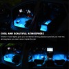 povtii Car LED Strip Light, 24 LED RGB Auto Under